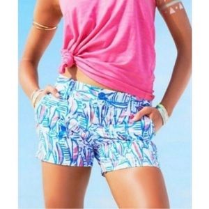 Lilly Pulitzer Callahan Shorts - Red Right Return